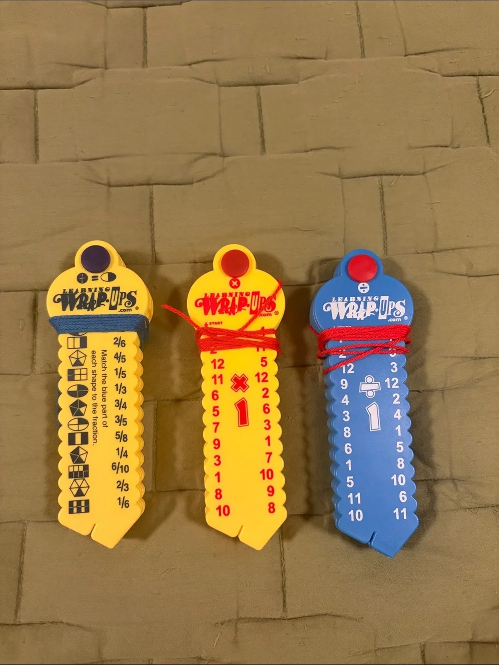 Wrap Ups, set of 3